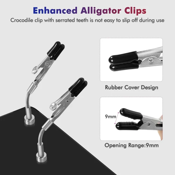 NEWACALOX Magnetic Mini Soldering Flexible Arm PCB Circuit Board Holder Soldering - Image 19