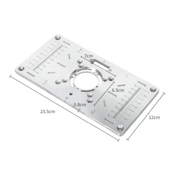 Aluminium Router Table Insert Plate Table For Woodworking Benches Router - Image 11