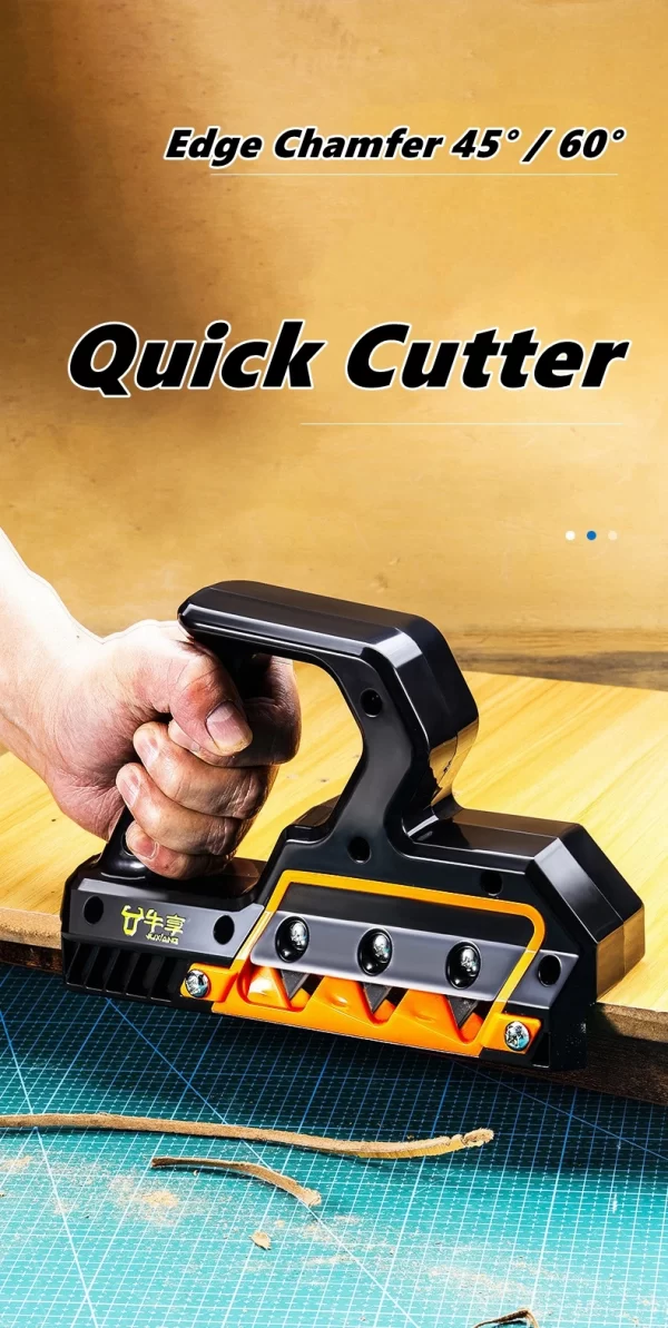 45°/60° Woodworking Chamferer Planers Plasterboard Gypsum Board Hand Plane Drywall Edge Chamfer Trimmer - Image 10