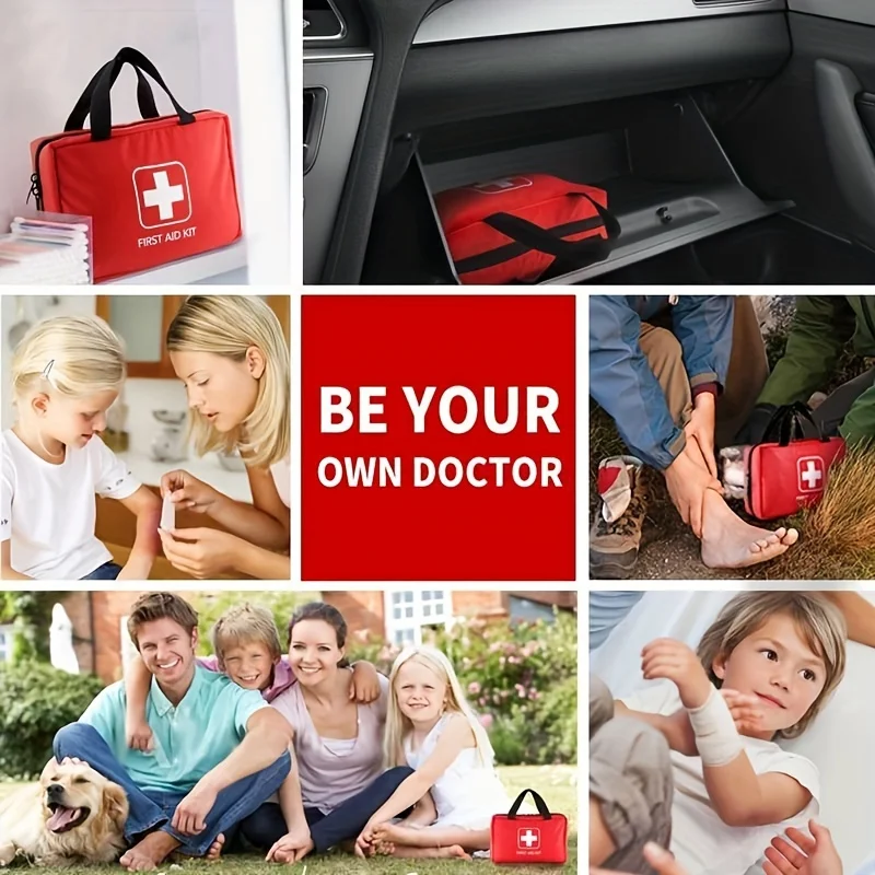 Portable Emergency Medical First Aid Bag Kit - Image 21