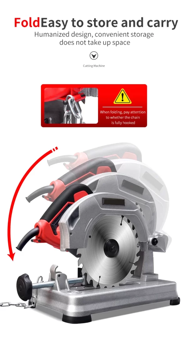Mini Profile Cutting Machine 0-45 Degrees Table Cutter Mini Electric Saw Table Saw for Cutting Metal - Image 15