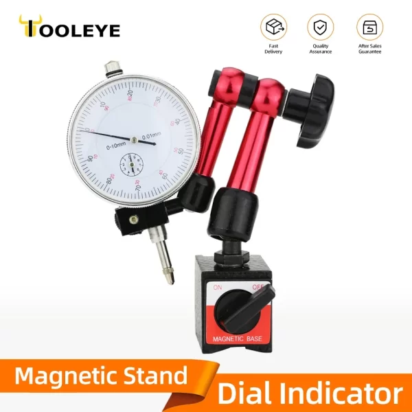 Dial Indicator Magnetic Holder Dial Bore Gauge Magnetic Stand Base Micrometer Measure Tools