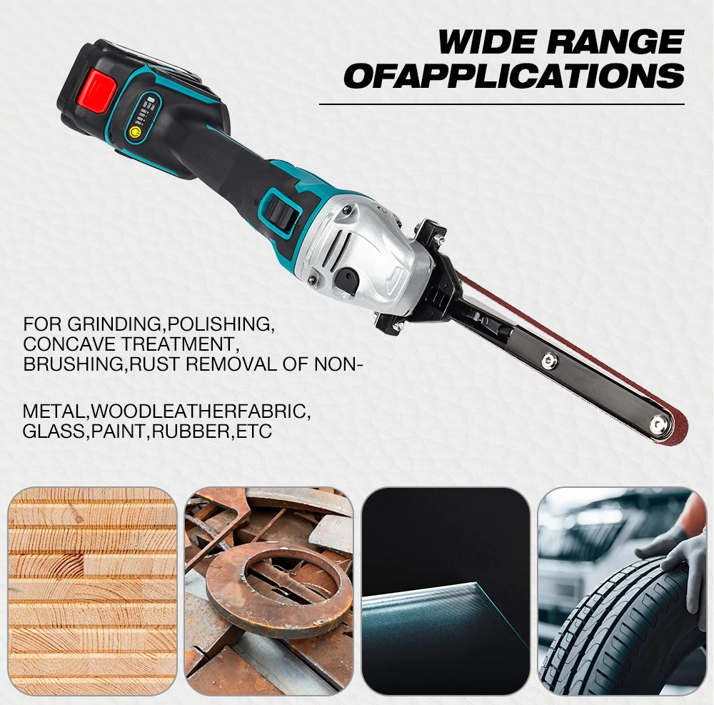Grinder Mini Sander Multifunctional Cordless Polishing Machine, Home Angle Grinder Modification Belt Sander Accessories, Tools - Image 11