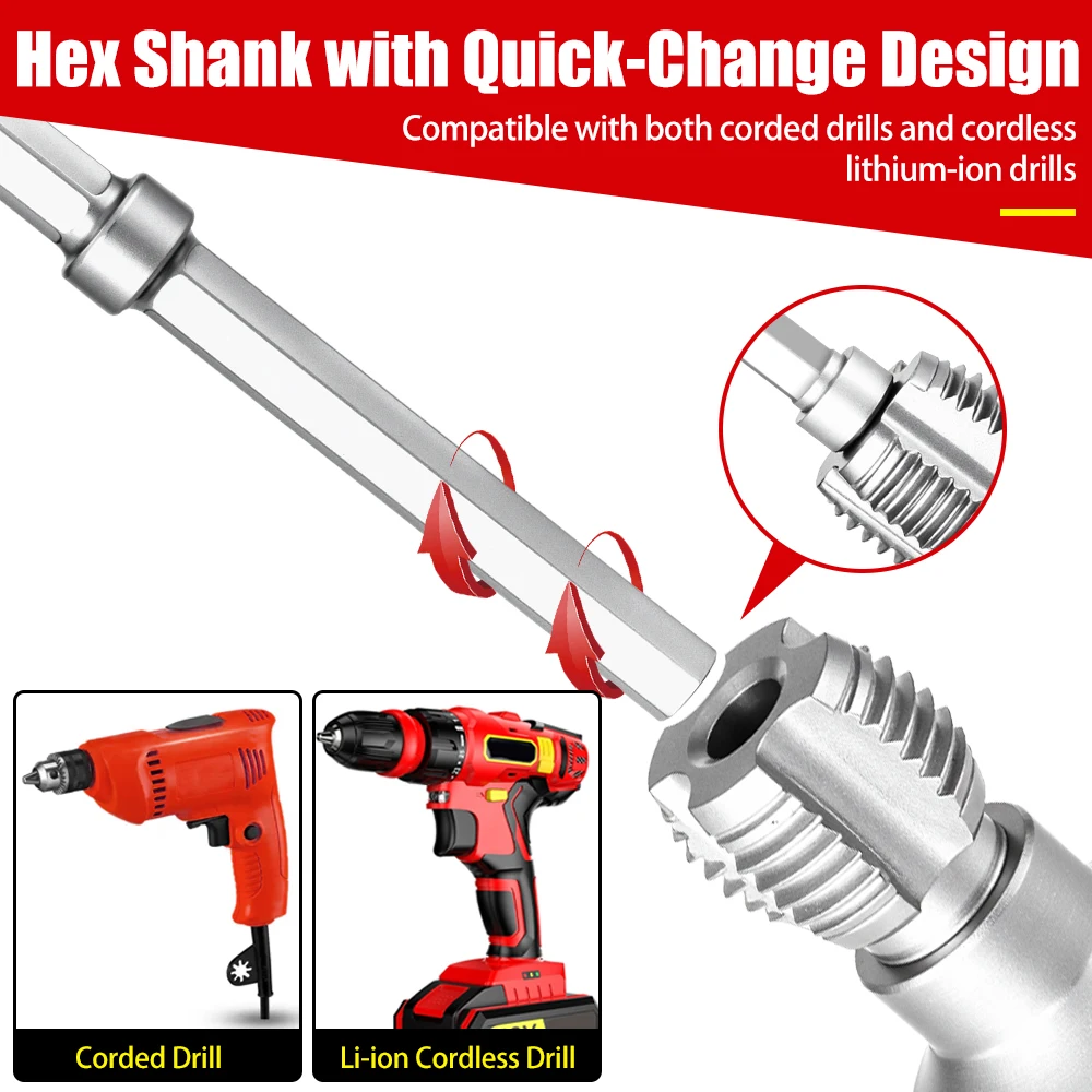 DN15/20/25 Pipe Threading Tool Hex Shank Die Internal External Threads 1/2&3/4&1 INCH Water Pipes PPR PVC MPP Detachable - Image 4