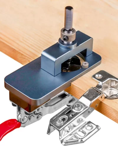 Woodworking Upgrade 35mm Concealed Hinge Jig Kit Hinge Boring Jig Drilling Guide Locator for Face Frame Cabinet Cupboard Tools
