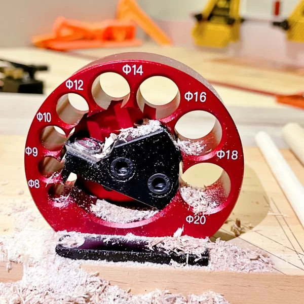 8-Holes Dowel Maker Jig Kit 8mm-20mm with Carbide Blades Woodworking Electric Drill Milling Dowel Round Rod Auxiliary Tool - Image 19