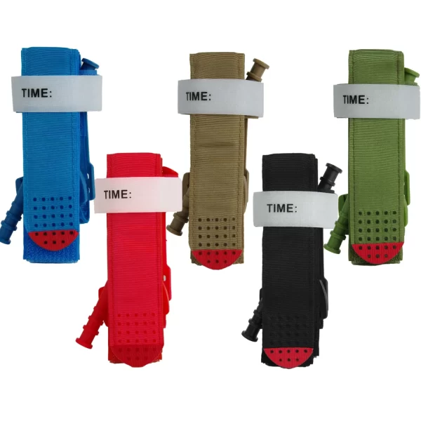 1pcsBlue/Red/Khaki/Black CAT Tourniquet Tactical Military First Aid Medical Emergency