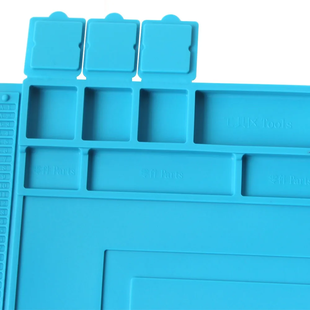 Soldering Station Mat Silicone Work Mat Heat Resistant 932°F Anti-Static Magnetic Mat - Image 2