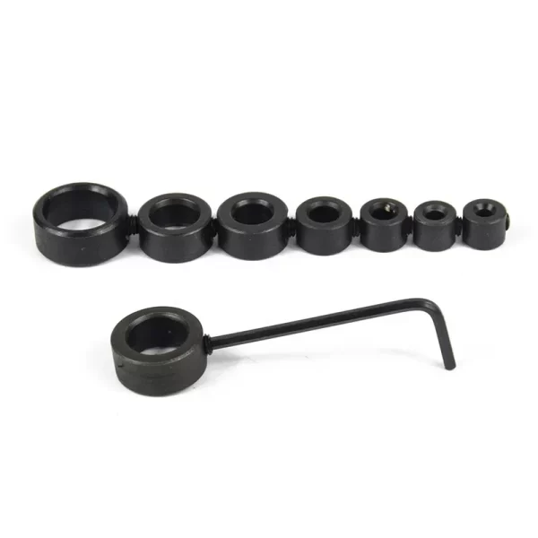 STONEGO 8pcs Drill Bit Depth Stop Rings - 3-16mm Adjustable Collars - Image 4
