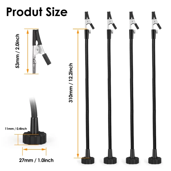 NEWACALOX Magnetic Mini Soldering Flexible Arm PCB Circuit Board Holder Soldering - Image 28