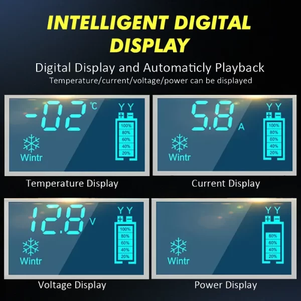 12V 6A Full Automatic Car Battery Charge Device Digital Pulse Repair Charger Intelligent Power Charger - Image 17