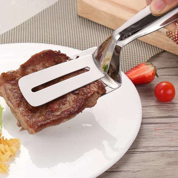 Kitchen BBQ Cooking Tools - Fried Shovel, Barbecue Clip, Tongs for Bread, Steak, Meat, and Vegetable - Image 4