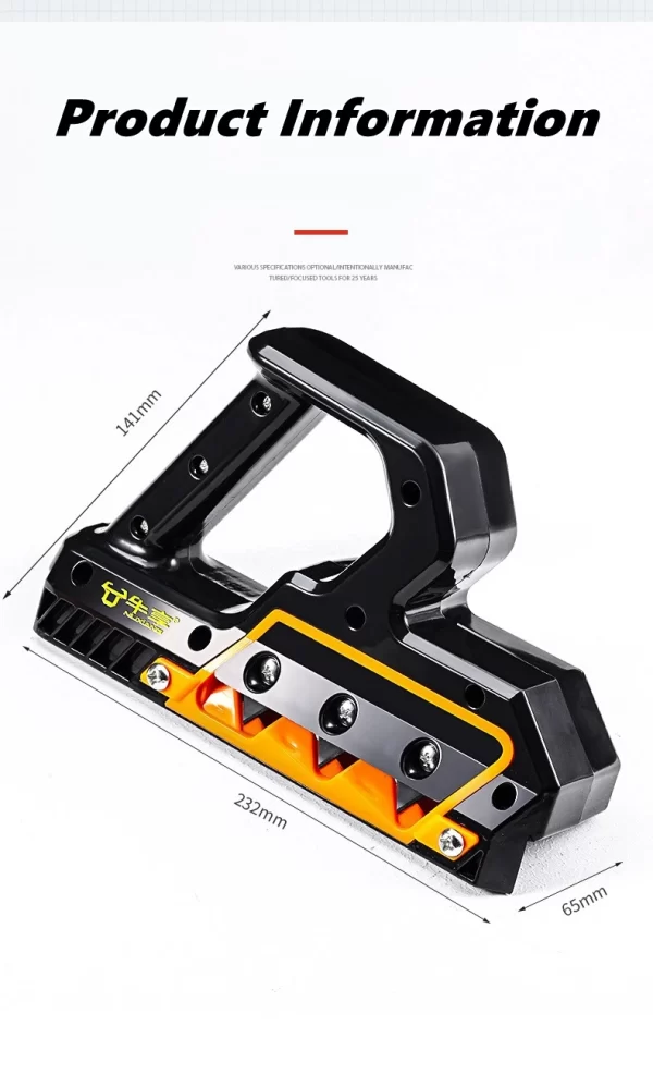 45°/60° Woodworking Chamferer Planers Plasterboard Gypsum Board Hand Plane Drywall Edge Chamfer Trimmer - Image 18