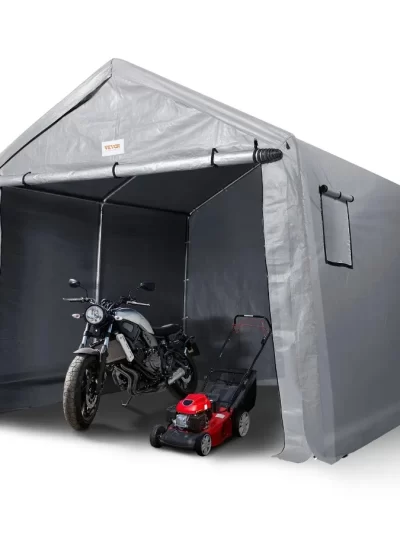 Portable Shed Outdoor Storage Shelter 10 x 10 x 8.5 ft Heavy Duty All-Season Instant Storage Tent