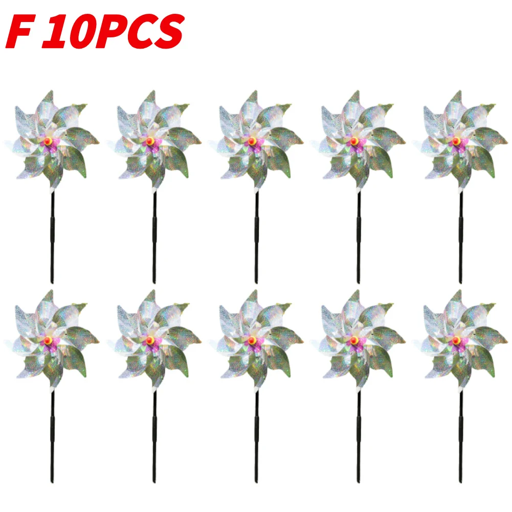 5/10PCS Bird Repeller Reflective Windmill Bird Repellent Anti Birds Windmill Spinner - Image 14