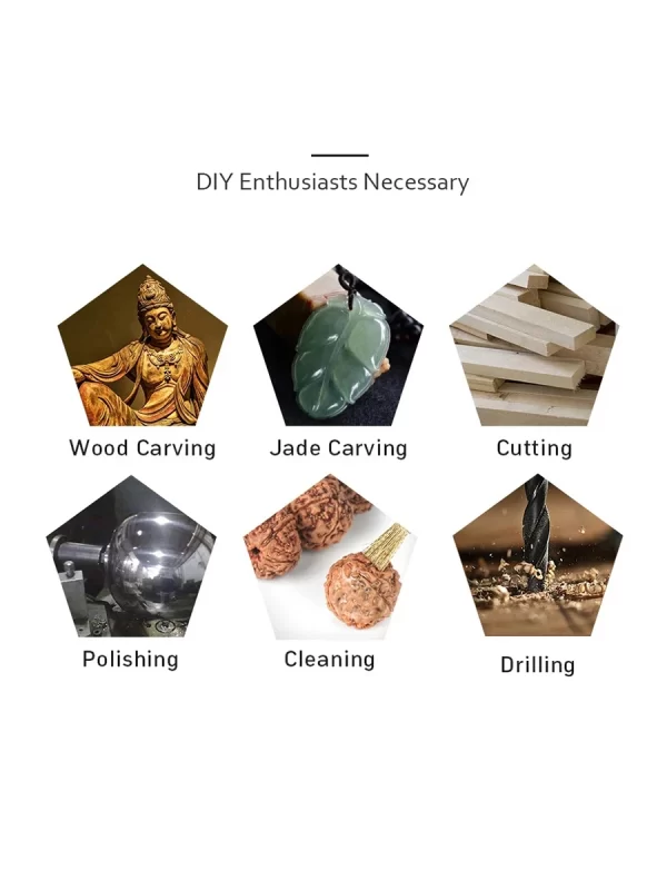 Mini Electric Drill USB Wireless Mini Handheld Drill Rotary Tool Woodworking Engraving Pen Dremel Tools - Image 17
