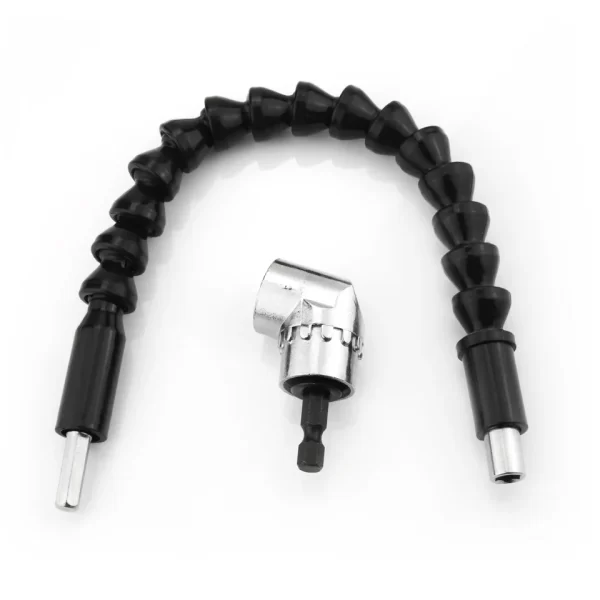 105 Degree Angle Socket Holder Adapter Adjustable Drill Bit Screwdriver 360 Degree Rotation Extension - Image 5