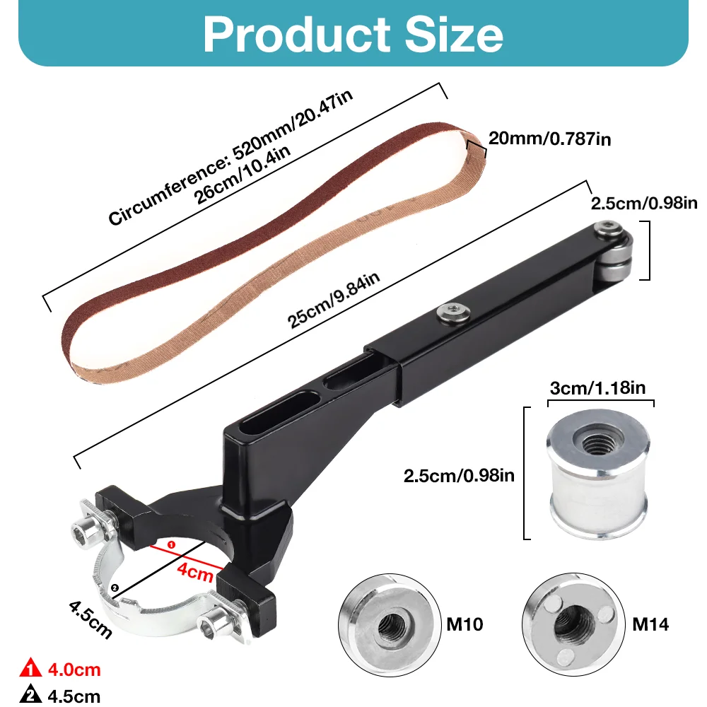 Grinder Mini Sander Multifunctional Cordless Polishing Machine, Home Angle Grinder Modification Belt Sander Accessories, Tools - Image 4