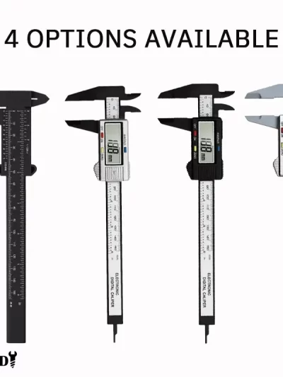1PC Plastic Vernier Caliper Digital Display Caliper Mini Text Play Caliper Student Vernier Ruler 0 to 150mm Measuring Tool