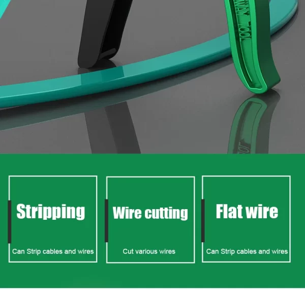 LAOA Automatic Wire Stripper Flatwire Cutter Stripping Plier 0.2 to 4mm Range Length Adjustment - Image 10
