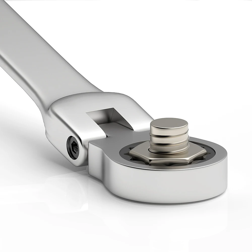 Ratcheting Combination Wrench Set, 6-23mm Metric Flex Head Ratcheting Wrench - Image 22