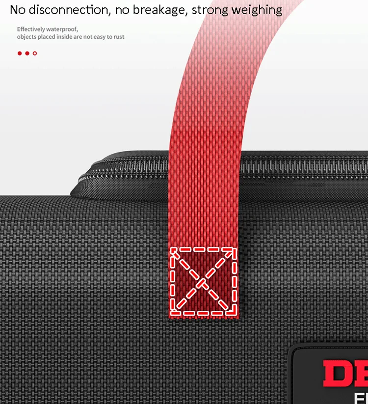 DELIXI ELECTRIC Tool Bag Oxford Cloth Portable Storage Bag, Professional Electrician and Carpenter, HandBag - Image 19