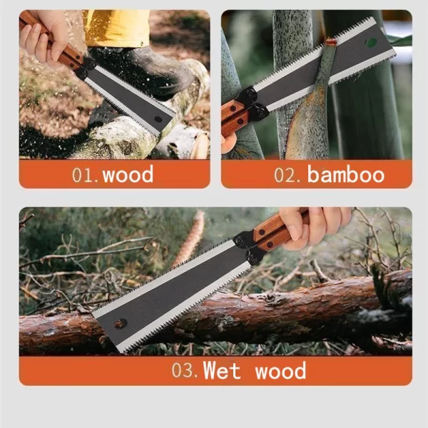 Multifunctional Folding Butterfly Saw Double-sided Grinding Hand Saw - Image 9