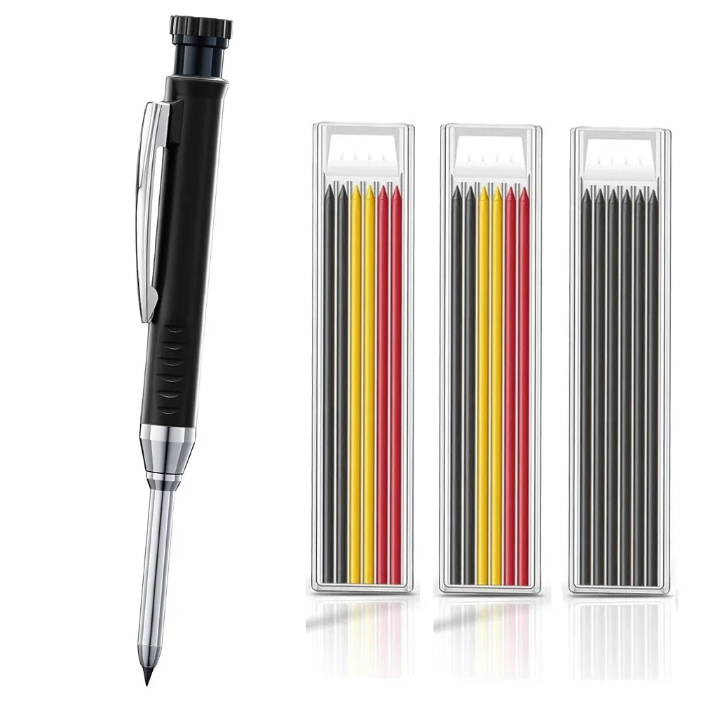 Solid Carpenter Mechanical Pencil with Sharpener - Image 13