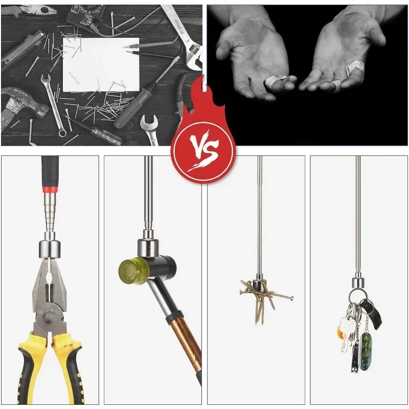 Telescopic Magnetic Pen Portable Metalworking Handy Tool Magnet Capacity - Image 6