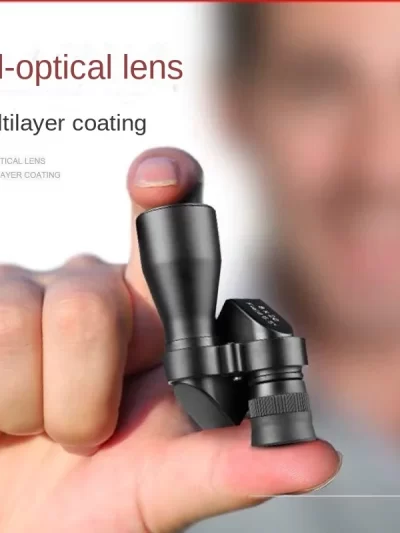 Portable high-definition monocular telescope with high magnification zoom