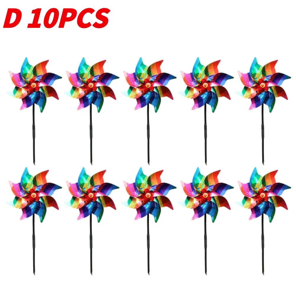5/10PCS Bird Repeller Reflective Windmill Bird Repellent Anti Birds Windmill Spinner - Image 10