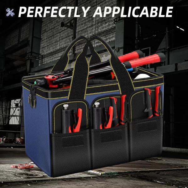 AIRAJ Multifunctional Tool Bags 1680D Oxford Cloth Electrician Bags Waterproof - Image 5