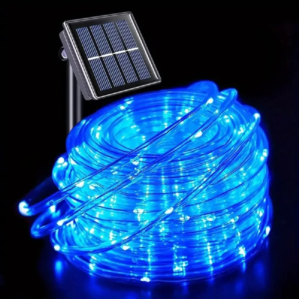 Outdoor Solar Tube Rope Led Light Garden Christmas Decoration Fairy String Light - Image 10