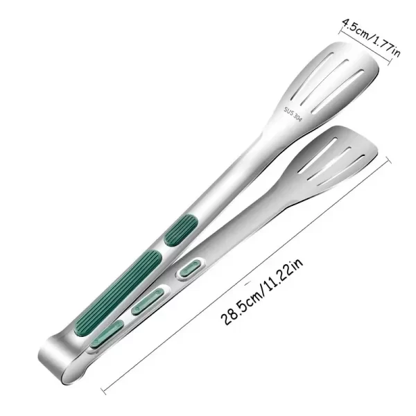 1pc Non Slip Stainless Steel Food Tongs Meat Salad Bread Clip Barbecue Grill Buffet Clamp Cooking Tools Kitchen Accessories - Image 7