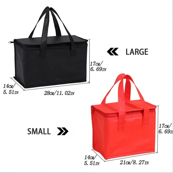 Portable Lunch Cooler Bag Folding Insulation Picnic Ice Pack Food Thermal Bag Drink Carrier Insulated Bags Beer Delivery Bag - Image 5