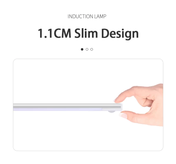 LED Cabinet Light USB Type-C Rechargeable Motion Sensor Led Lamp for Kitchen Wardrobe Cabinet Lighting 20cm/30cm/40cm/50cm/60cm - Image 18