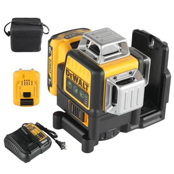 Dewalt DW089LG 12-Line Green Beam Laser Level - 360° 3-Side Coverage, 12V - Image 4