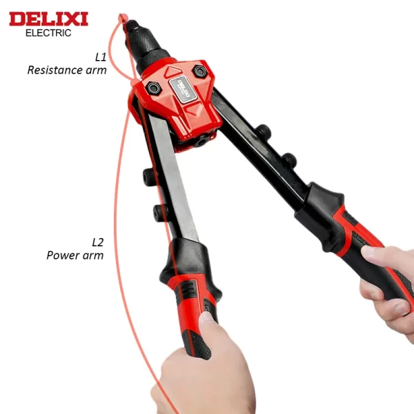 DELIXI ELECTRIC Rivet Gun，Manual Professional Pull Gun High Lever - Image 3