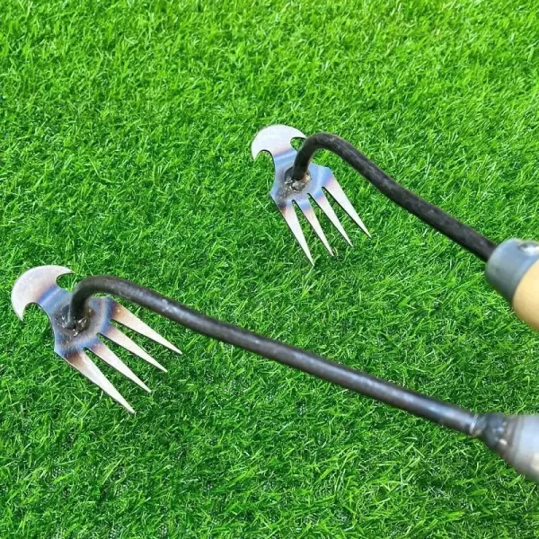 Hoe Weeding Artifact, Uprooting and Weeding Tools, Gardening Hoeing Rake - Image 3