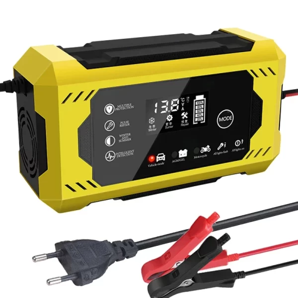 12V 6A Full Automatic Car Battery Charge Device Digital Pulse Repair Charger Intelligent Power Charger - Image 12