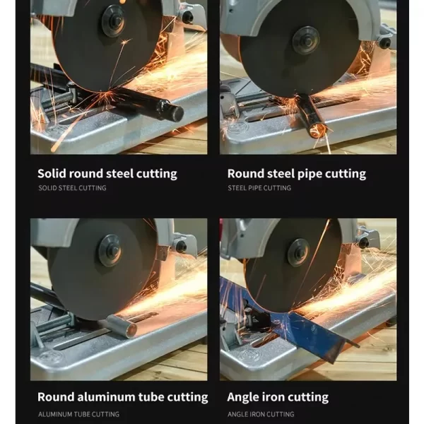 Mini Profile Cutting Machine 0-45 Degrees Table Cutter Mini Electric Saw Table Saw for Cutting Metal - Image 6