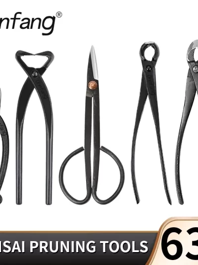 Onnfnag Profissional Root Cutter Bonsai Cutter Concave Edge Scissors Steel Bonsai Tools for Pruning Bonsai Tree Brunches Knots