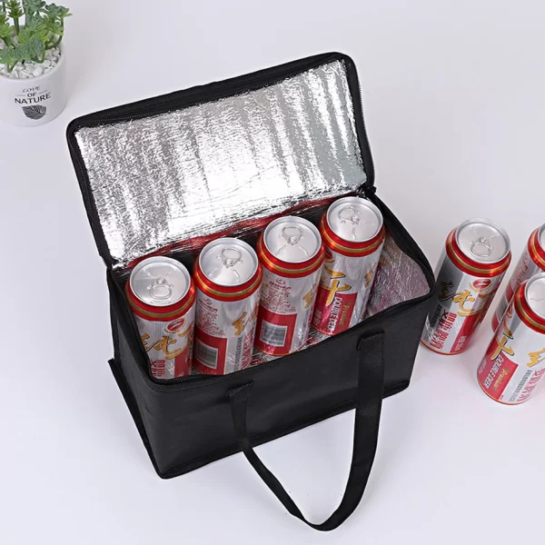 Portable Lunch Cooler Bag Folding Insulation Picnic Ice Pack Food Thermal Bag Drink Carrier Insulated Bags Beer Delivery Bag - Image 14