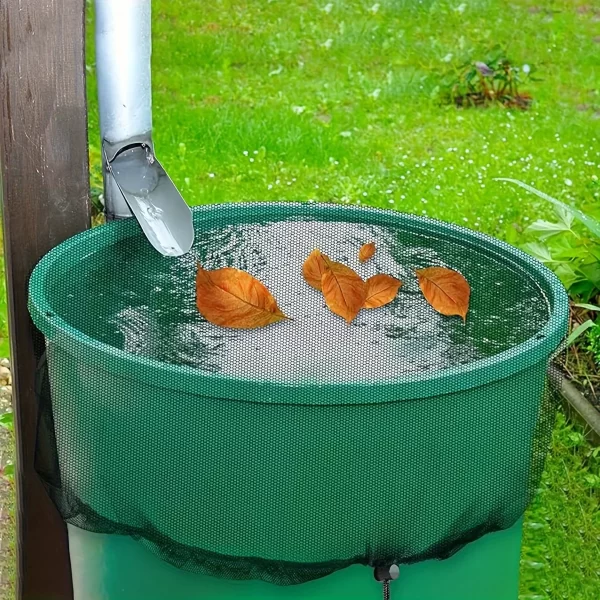 Rain Barrels Screen Water Bucket Covers,Rainwater Collector Tank Net Cover,Rain Water Collection - Image 6