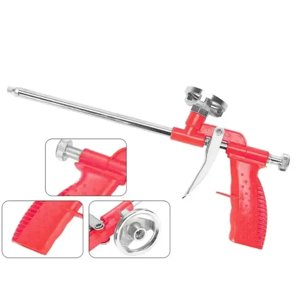 Foam Expanding Spray Gun Foaming Jet Glue Gun Metal Polyurethane Trigger Sprayer Pump - Image 4