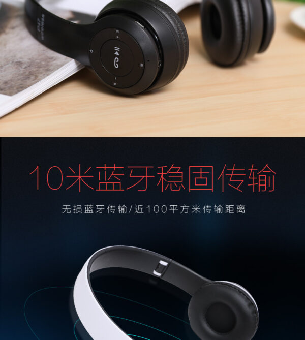 Stereo P47 Headset 5.0 Bluetooth Headset Folding Series Wireless Sports Game Headset for iPhone XiaoMi - Image 14