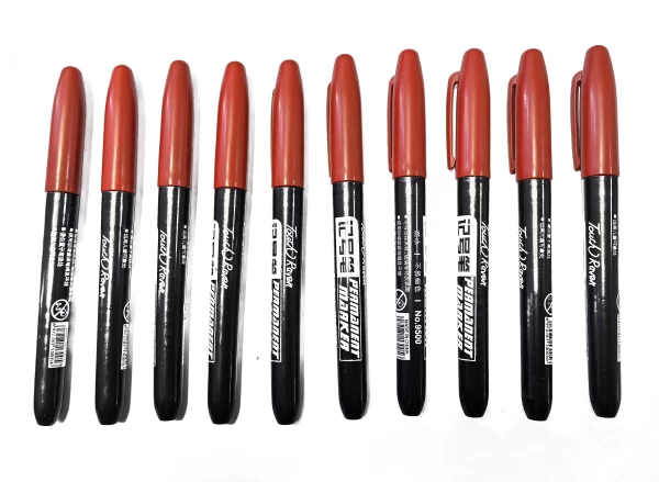 6 PCS Permanent Marker Pen Manga Drawing Markers Black Blue Red Waterproof - Image 15