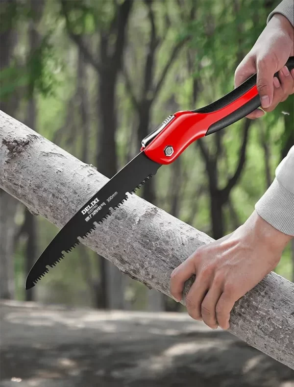 DELIXI ELECTRIC Folding Saw，SK5 steel One-button Folding Design - Image 9