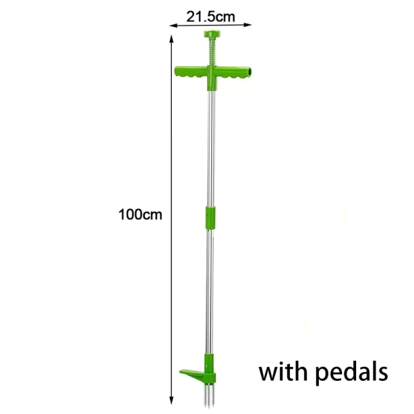 Long Handle Weed Remover Durable Garden Lawn Weeder Outdoor Yard Grass Root Puller - Image 7