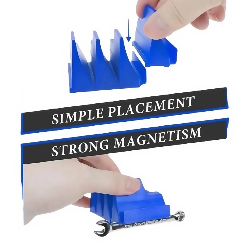 Magnetic Wrench Organizer For Tool Box, Suitable For 20 Wrenches, Wrench Organizer Is Perfect For Garage And Workshop - Image 4